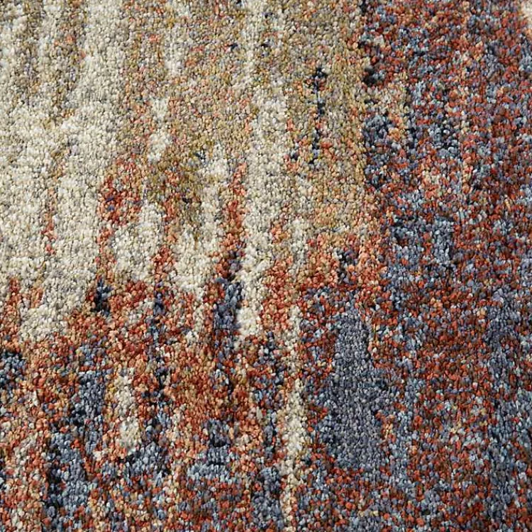 Area Rugs-Kirklands Home Jordan Delia Rust Area Rug, 5x7