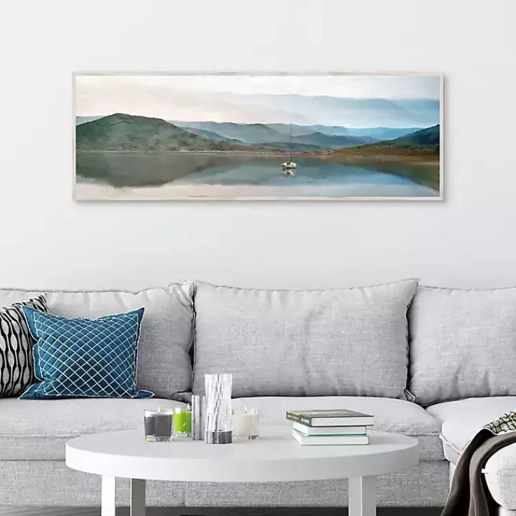 Canvas Art-Kirklands Home Lake Harmony Framed Canvas Art Print Multi