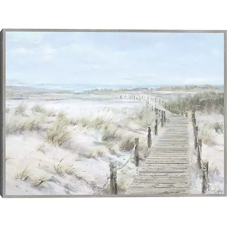 Canvas Art-Kirklands Home Walk To The Coast Framed Canvas Art Print Multi