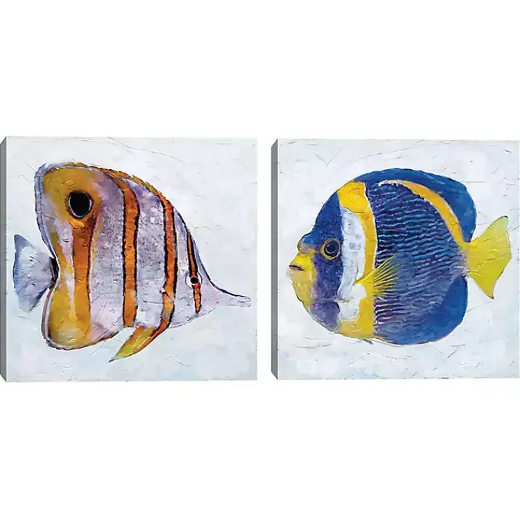 Canvas Art-Kirklands Home Ocean Fish Canvas Art Prints, Set of 2