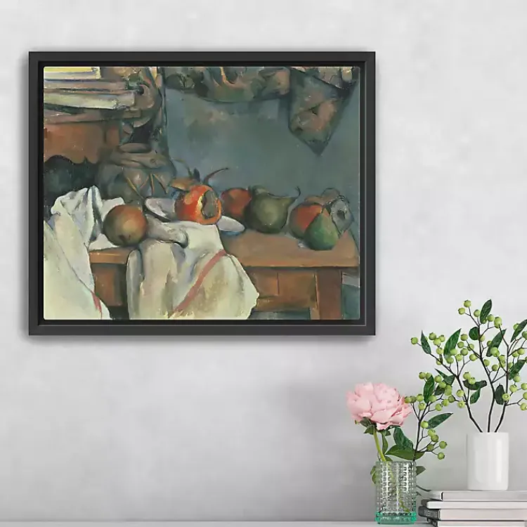 Canvas Art-Kirklands Home Ginger Pot and Pomegranate Canvas Print, 22x18 in. Multi