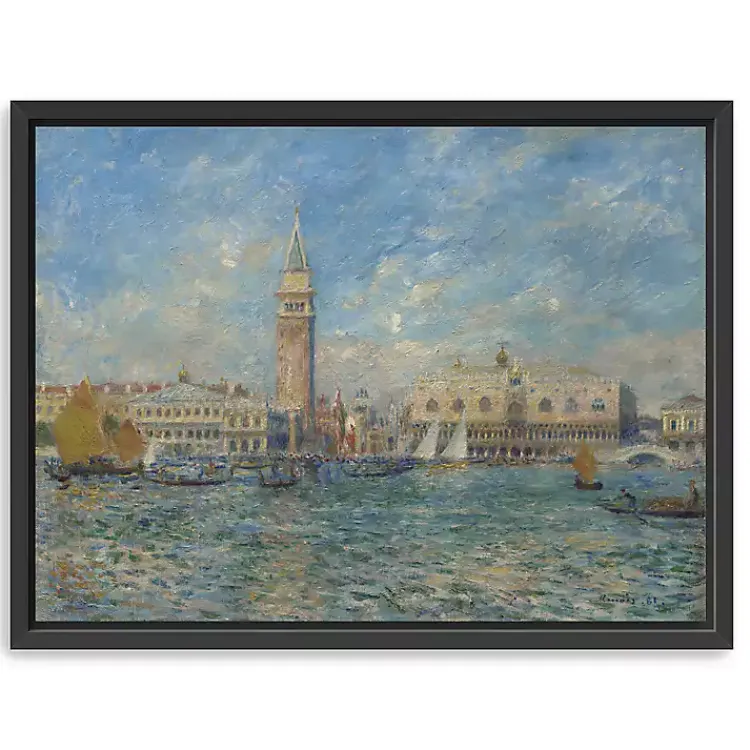 Canvas Art-Kirklands Home The Doge's Palace, Venice Canvas Art Print, 32x42 Blue