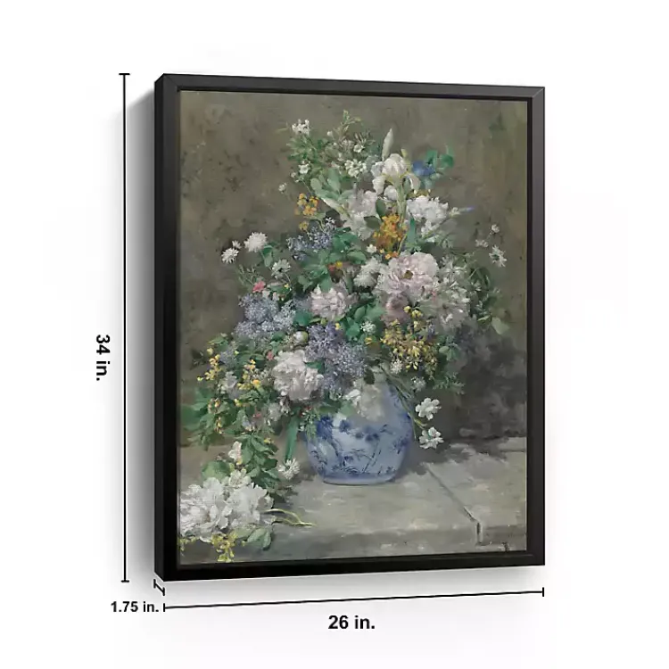 Canvas Art-Kirklands Home Spring Bouquet Framed Canvas Art Print, 26x34