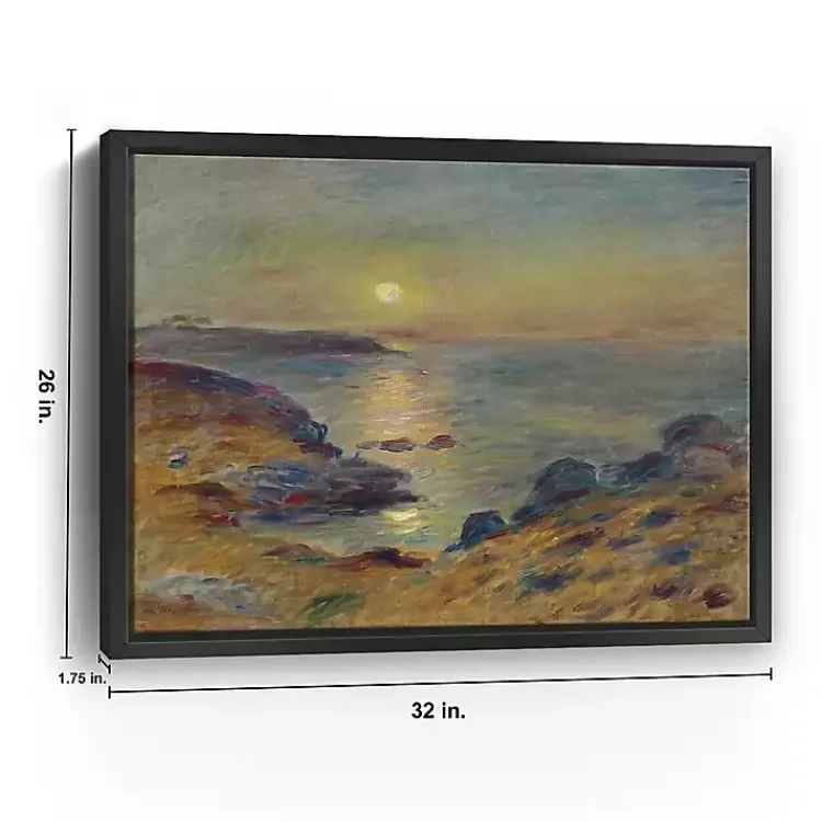 Canvas Art-Kirklands Home Sunset in Douarnenez Framed Canvas Art Print