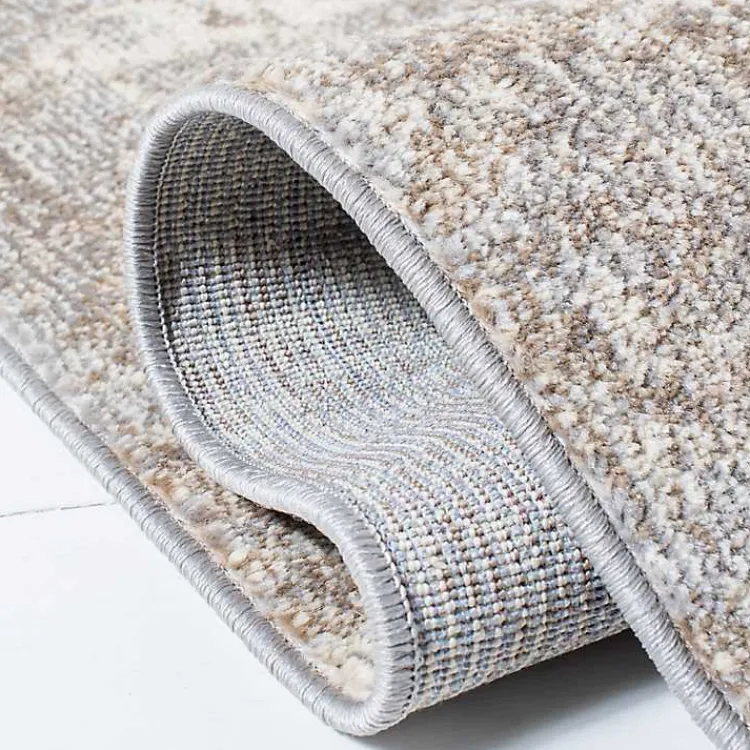 Area Rugs-Kirklands Home Beige Madison Abstract Area Rug, 6x6 Tan