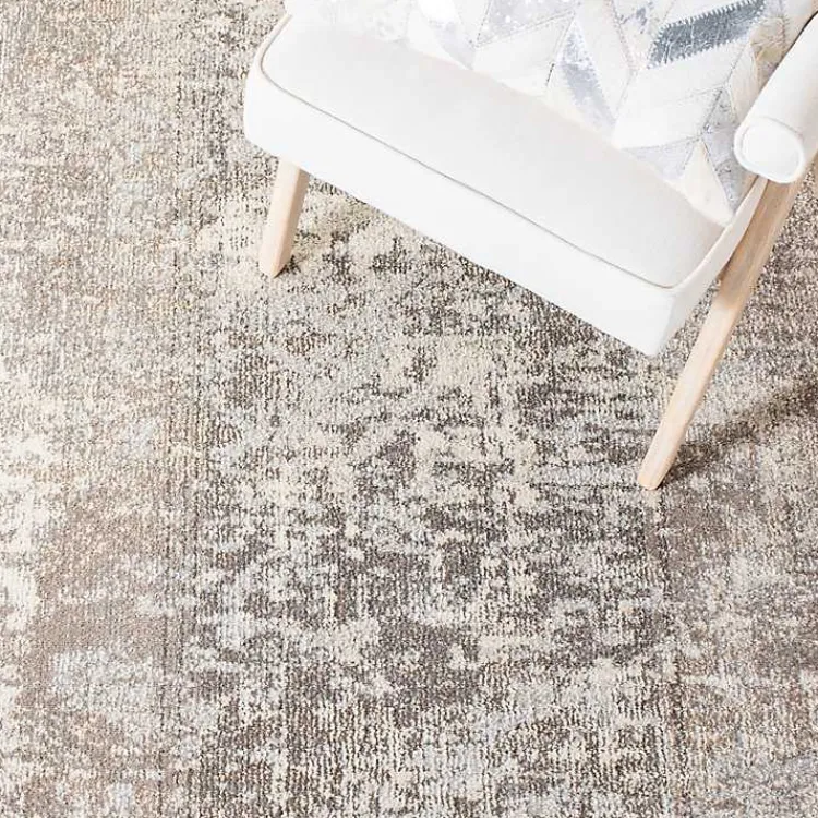 Area Rugs-Kirklands Home Beige Madison Abstract Area Rug, 8x10 Tan