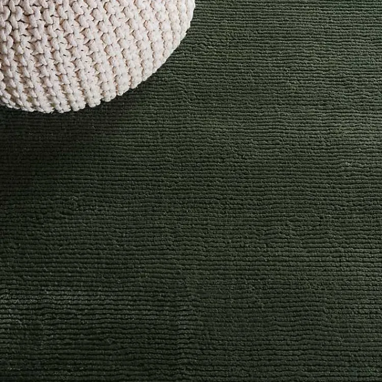 Area Rugs-Kirklands Home Solid Revive Area Rug, 6x6 Green