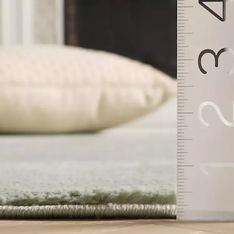 Area Rugs-Kirklands Home Solid Sage Revive Area Rug, 8x10 Green