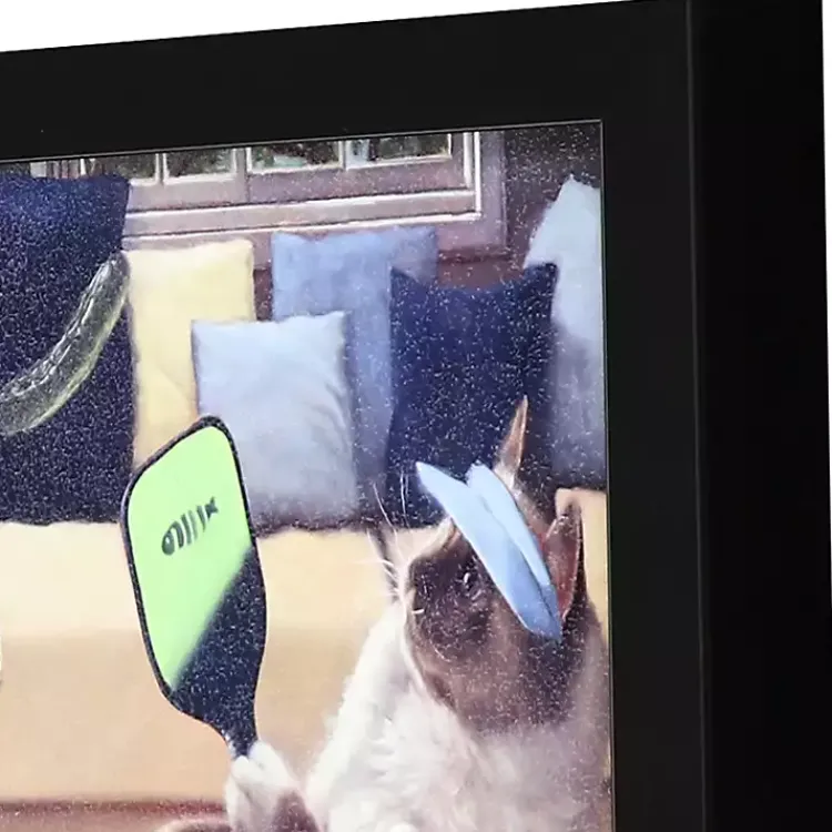 Framed Art-Kirklands Home Pickleball Cats Framed Art Print Multi