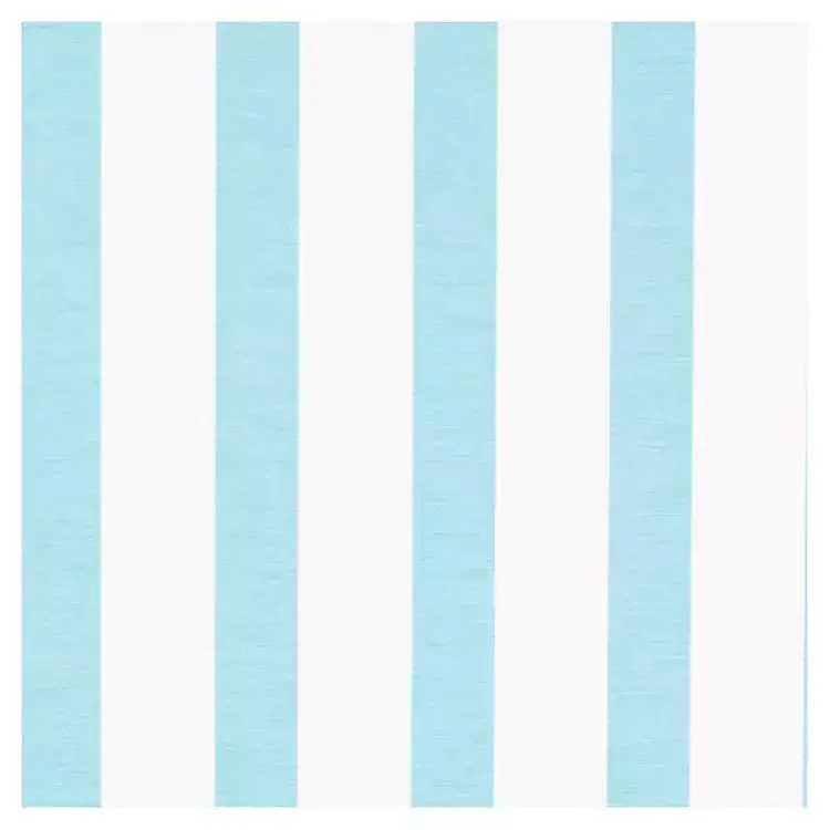 Bathroom Rugs-Kirklands Home Blue Striped Stone Bath Mat