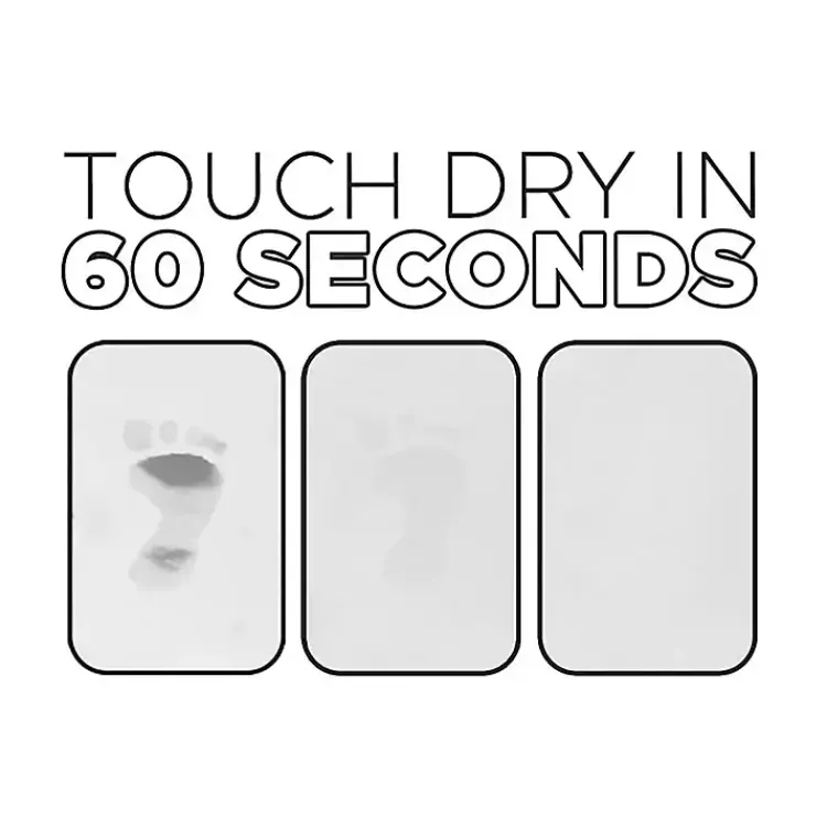 Bathroom Rugs-Kirklands Home Blue Striped Stone Bath Mat