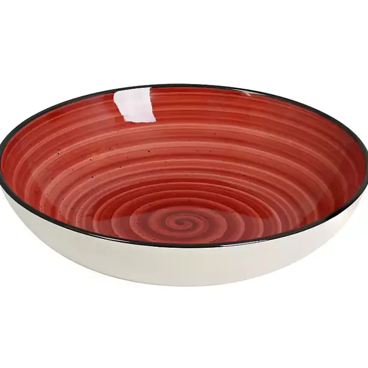 Dinnerware-Kirklands Home Gia Stoneware 24-pc. Dinnerware Set Red