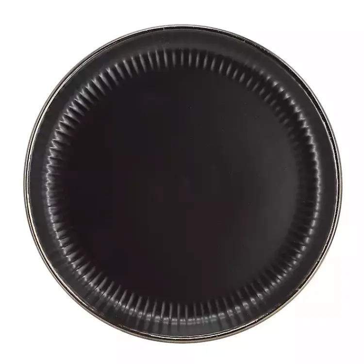 Dinnerware-Kirklands Home Leo Stoneware 16-pc. Dinnerware Set Black