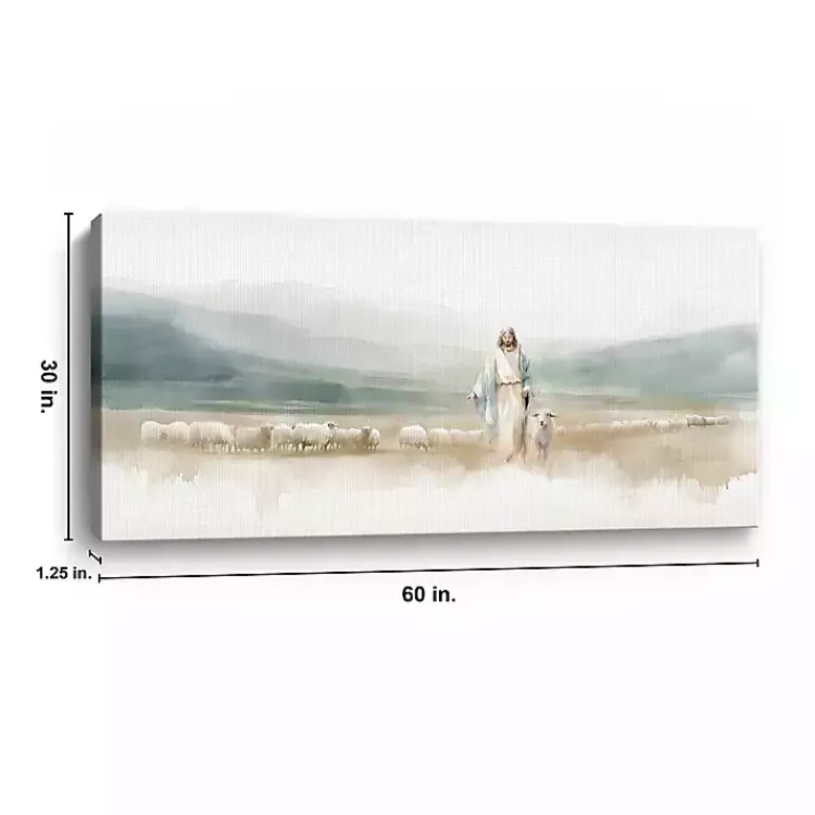 Canvas Art-Kirklands Home The Good Shepherd Canvas Art Print, 60x30 in.