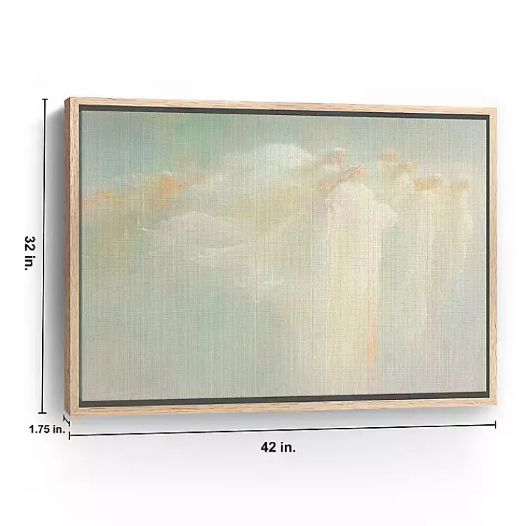 Canvas Art-Kirklands Home Heavenly Messengers Framed Canvas Art Print, 32x42 Multi
