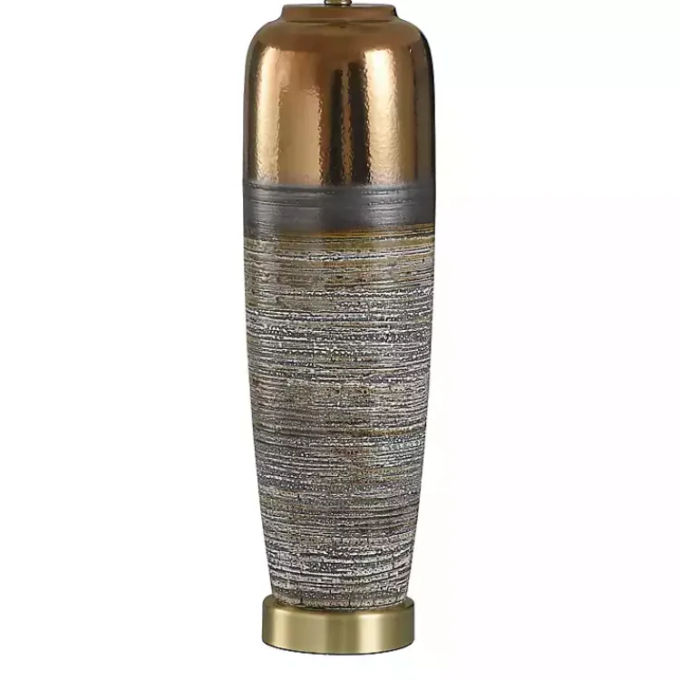 Table Lamps-Kirklands Home Transitional Ceramic & Metal Table Lamp White