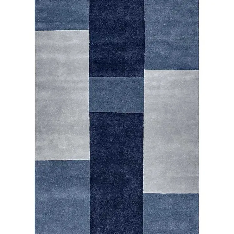 Area Rugs-Kirklands Home Colorado Emily Henderson x RugsUSA Area Rug, 8x10 Blue