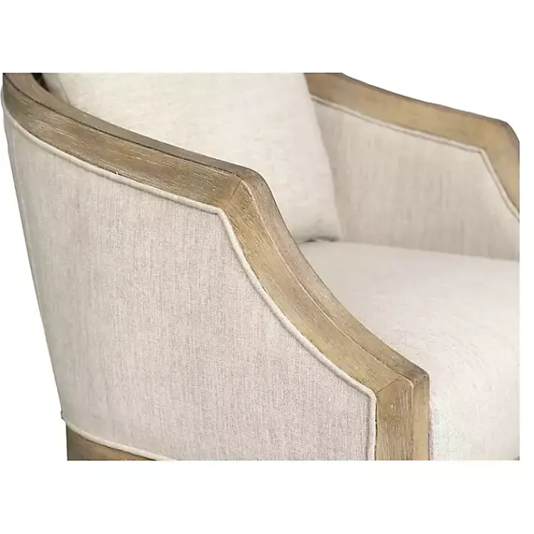 Accent Chairs-Kirklands Home Natural Hemp Martha Stewart Accent Chair Tan