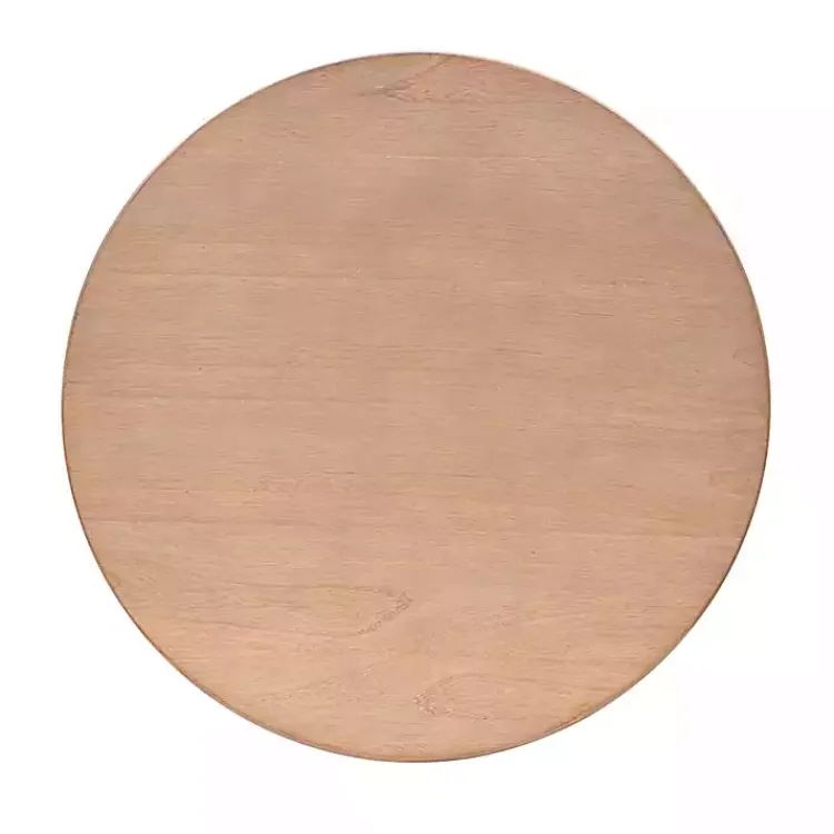 Coffee Tables-Kirklands Home Natural Skye Round Coffee Table Tan