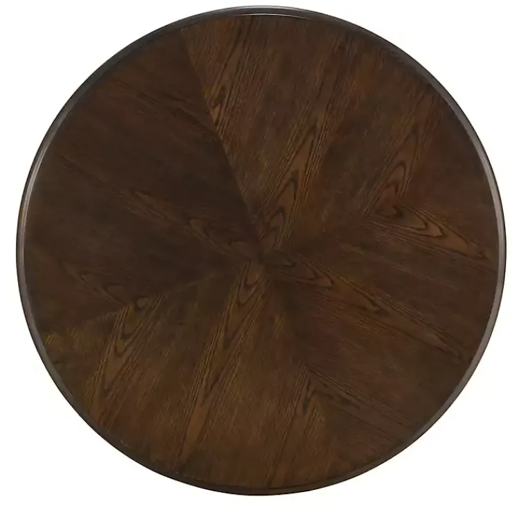 Coffee Tables-Kirklands Home Martha Stewart Round Coffee Table Brown