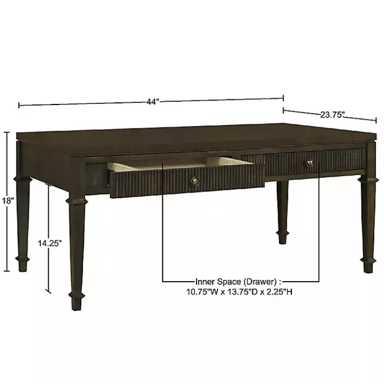 Coffee Tables-Kirklands Home Kenna Coffee Table Brown