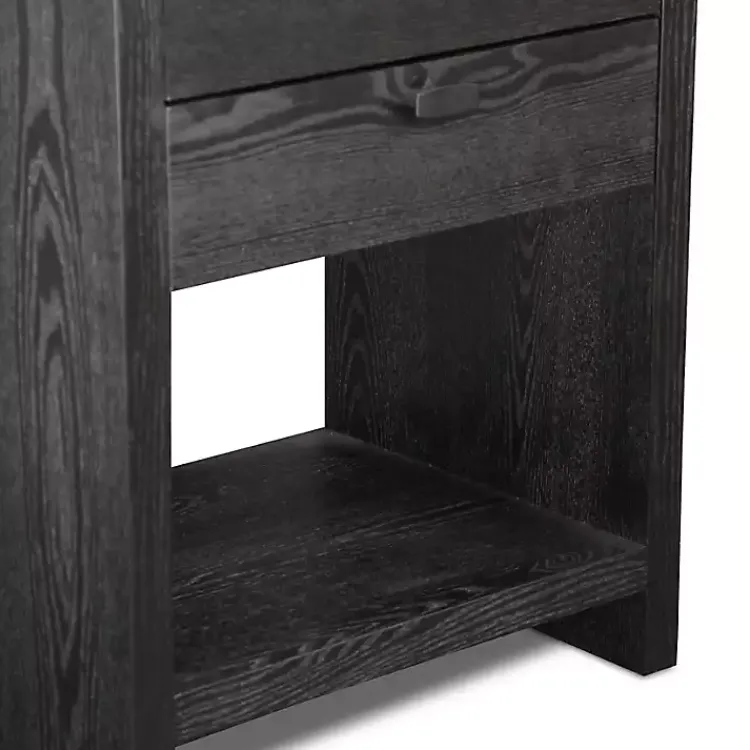 Dressers & Chests-Kirklands Home Vivara 2-Drawer Nightstand Black