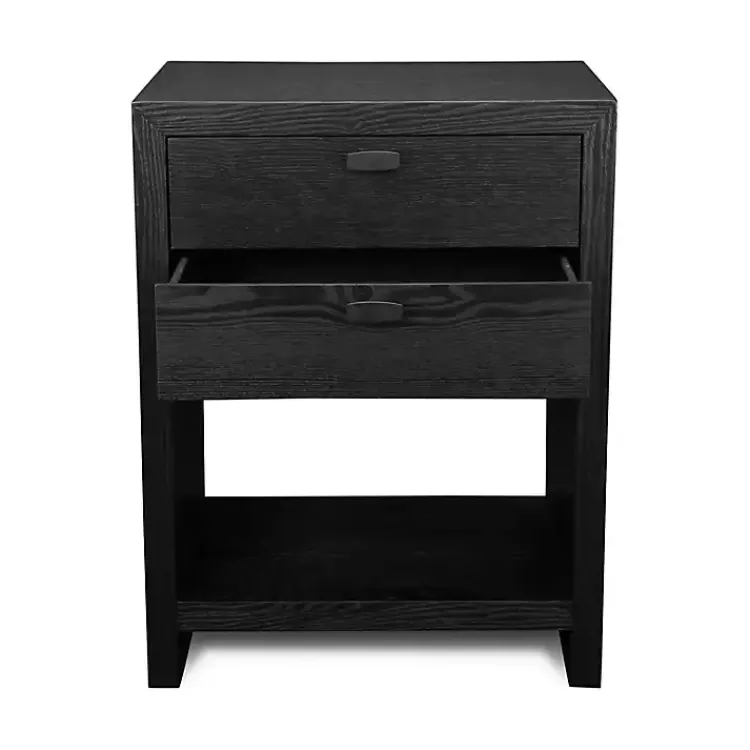 Dressers & Chests-Kirklands Home Vivara 2-Drawer Nightstand Black