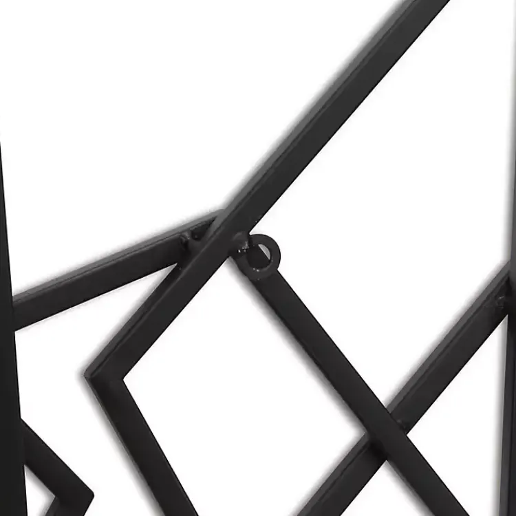 Wall Plaques-Kirklands Home Astraga Pentagon Plaque Black