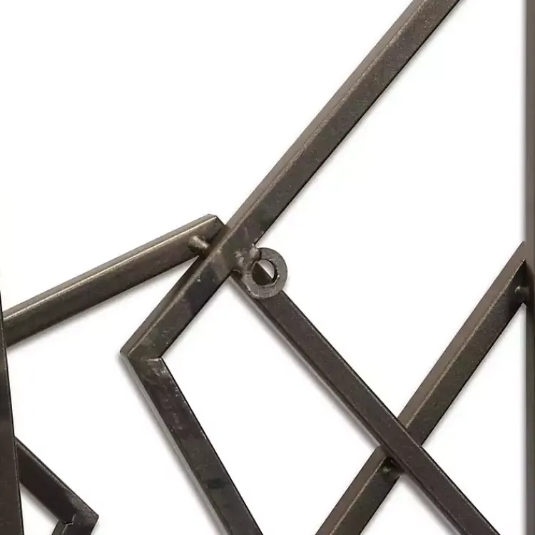 Wall Plaques-Kirklands Home Bronze Astraga Pentagon Plaque Brown