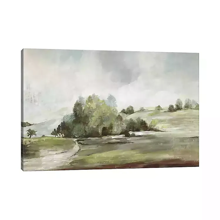 Canvas Art-Kirklands Home Green Country Rood Canvas Art Print