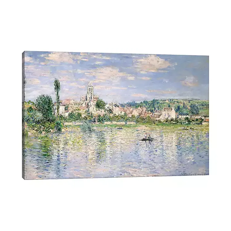 Canvas Art-Kirklands Home Vetheuil in Summer Canvas Art Print