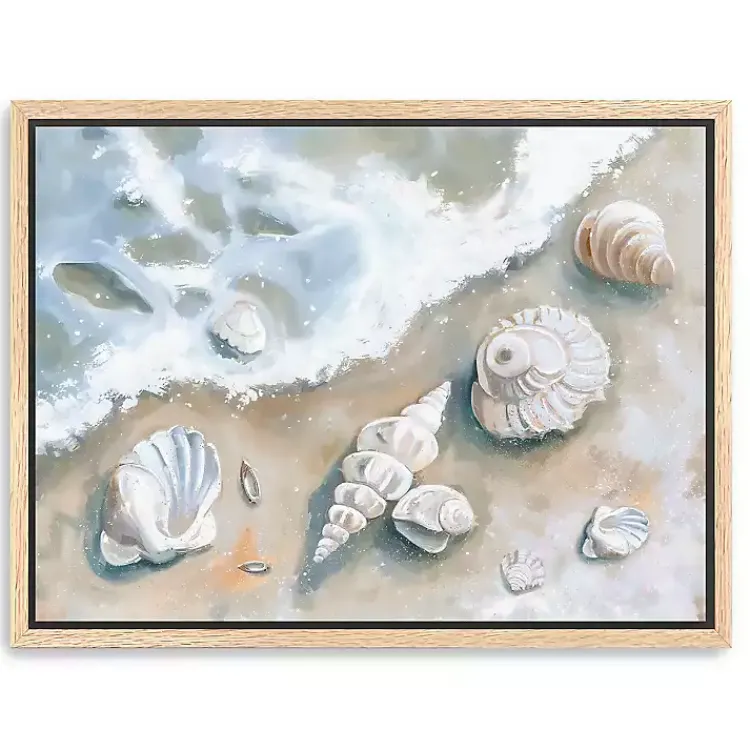 Canvas Art-Kirklands Home Seashells by the Seashore Framed Canvas Art Print