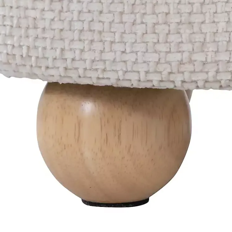 Benches & Ottomans-Kirklands Home Natural Bacci Nesting Ottomans, Set of 2 Tan