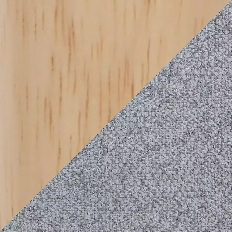 Benches & Ottomans-Kirklands Home Grey Michelle Ottoman Gray