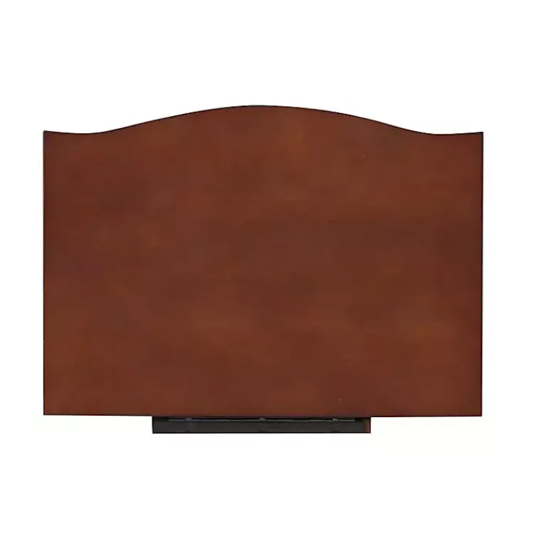 Dressers & Chests-Kirklands Home Walnut Wood 6-Drawer Maddie Jewelry Armoire Brown