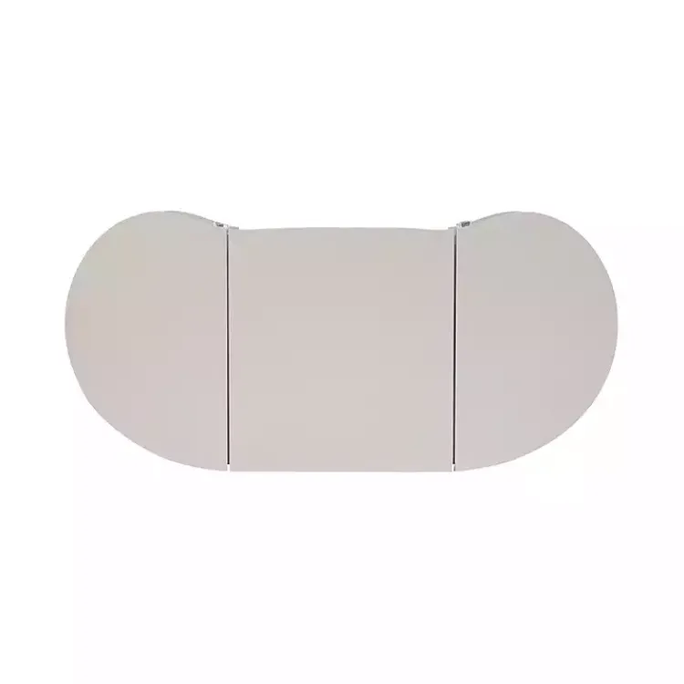 Dressers & Chests-Kirklands Home Silver Paloma Flip-Top 2-pc. Vanity Set Gray